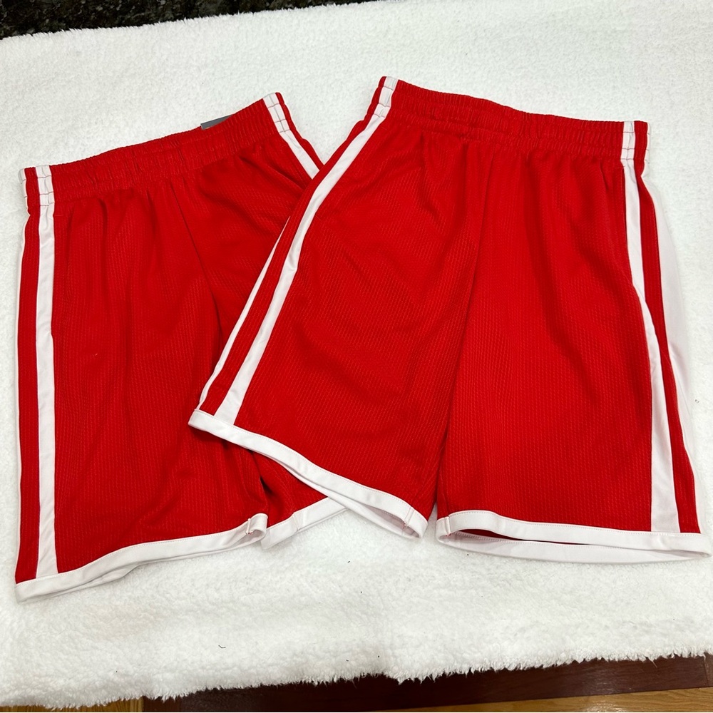 Boys Red Tek Gear Shorts